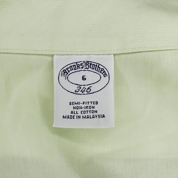 Brooks Brothers 346 Sleeveless Green Dress Top - Picture 5 of 5